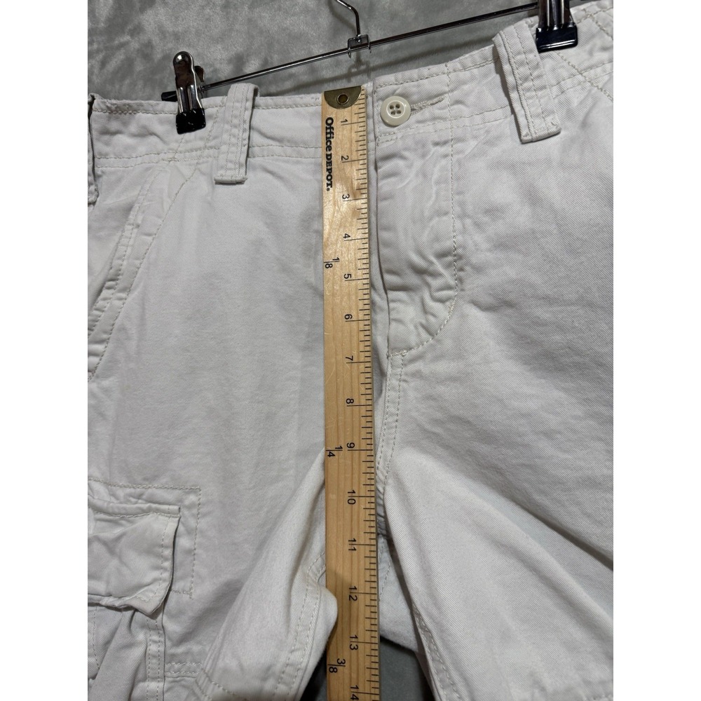 Denim & Supply Ralph Lauren Cargo Shorts Men's 31 White Y2K Baggy Pockets - Picture 7 of 10